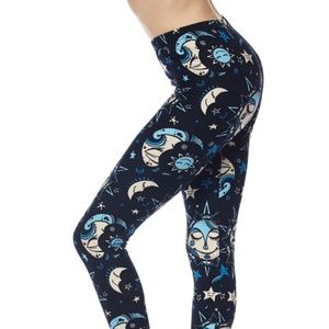 Buttery Soft Sun Moon and Stars Leggings